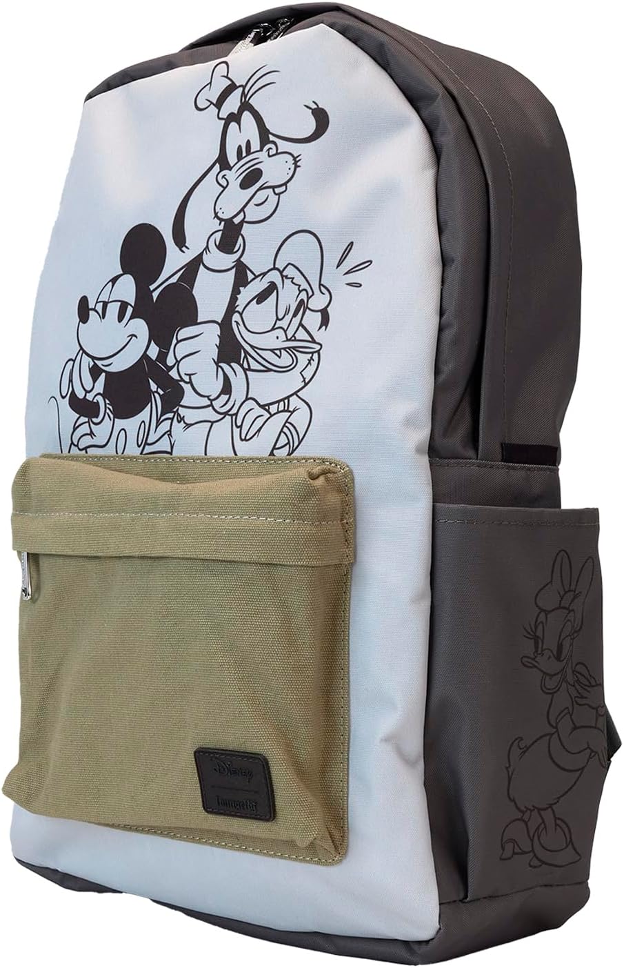 Loungefly Disney Mickey and Friends Canvas & Nylon Full-Size Backpack - Image 2