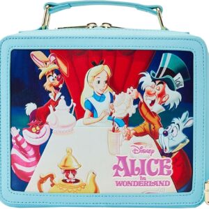 Loungefly Disney Alice in Wonderland Classic Movie Lunch Box Crossbody Purse