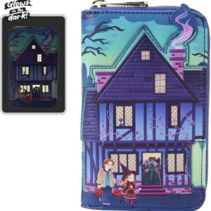 Loungefly Disney Hocus Pocus Sanderson Sisters House Zip Around Wallet