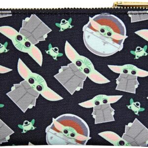 Loungefly Star Wars Baby Yoda All Over Print Coin Cosmetic Bag Pouch