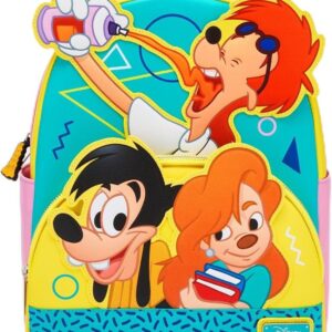 Loungefly Disney A Goofy Movie Characters Color Block Mini Backpack