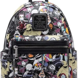 Loungefly Disney The Nightmare Before Christmas Allover Print Mini Backpack