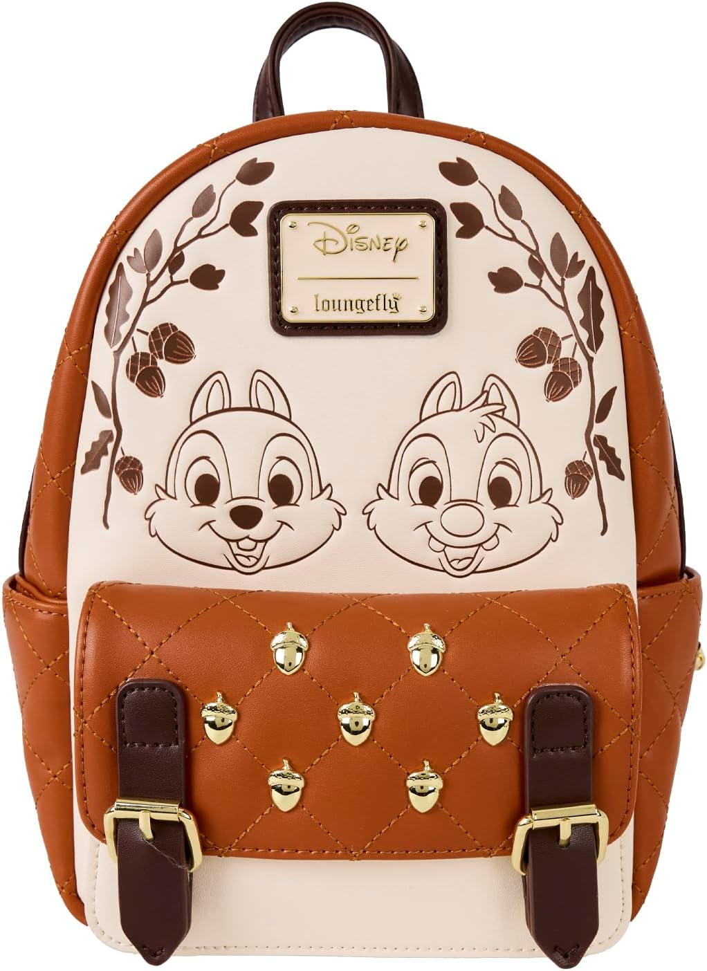 Loungefly Disney Chip and Dale Quilted Mini Backpack