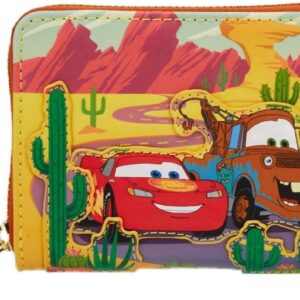 Loungefly Disney Pixar Cars Lightning McQueen and Mater Zip Wallet — BoxLunch Exclusive