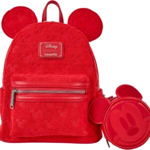 Loungefly Disney Mickey Ears Burnout Mini Backpack