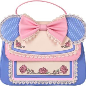 Loungefly Disney Minnie Floral and Lace Ears Crossbody Bag
