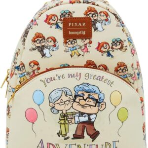 Loungefly Disney Pixar Up Greatest Adventure Mini Backpack BROWN LIGHT BROWN NONE