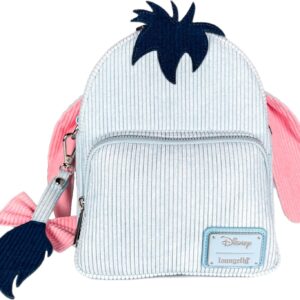 Loungefly Eeyore Corduroy Convertible Crossbody Mini Backpack