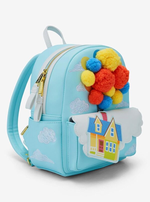Up Mini Backpack Loungefly Disney Pixar Up Floating House Pom Pom Mini Backpack ...