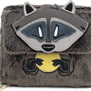 Loungefly x Disney Pocahontas Meeko Faux Fur Cosplay Wallet