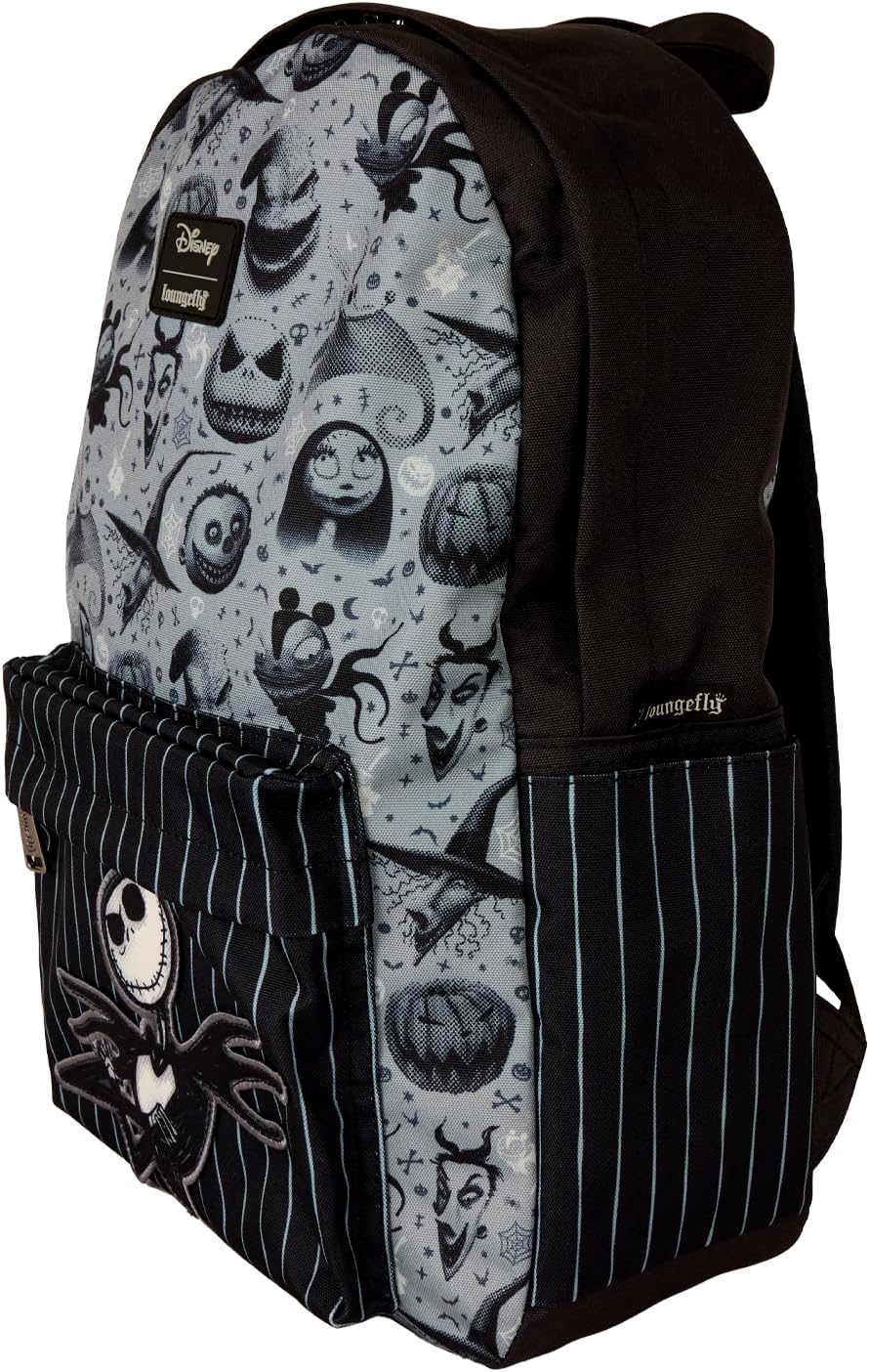 Loungefly Disney The Nightmare Before Christmas Nylon Full-Size Backpack - Image 2