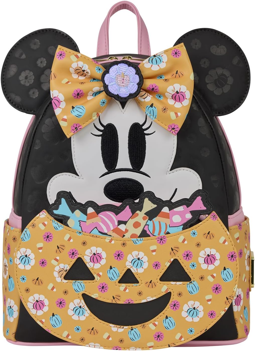 Loungefly Disney Minnie Mouse Pumpkin Mini Backpack - Image 2