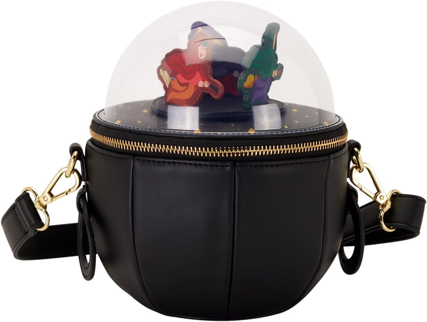 Loungefly Disney Hocus Pocus Sanderson Sisters Flying Dome Crossbody Bag