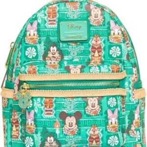 Loungefly Disney Mickey & Friends Tiki AOP Mini Backpack