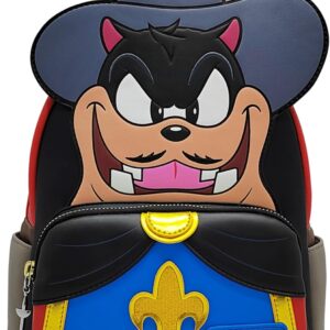 Loungefly Disney The Three Musketeers Pete Villain Cosplay Faux Leather Double Strap Shoulder Bag