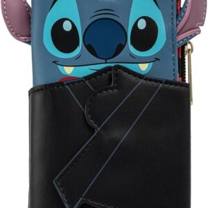 Loungefly Disney Vampire Stitch Bowtie Wallet