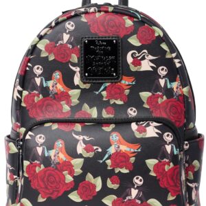 Loungefly Nightmare Before Christmas Mini Backpack Jack Skellington Sally Handbag Shoulder Bag