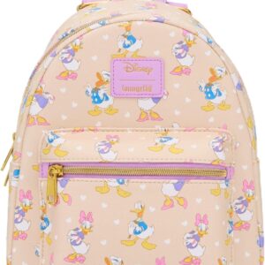 Loungefly Disney Donald Duck & Daisy Duck Classic Mini Backpack LIGHT PURPLE NONE