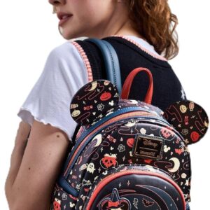 Loungefly Disney Mickey & Minnie Halloween Ears Glow-in-the-Dark Mini Backpack - BoxLunch Exclusive
