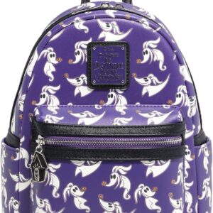 Loungefly Disney The Nightmare Before Christmas Zero Allover Print Glow-in-the-Dark Mini Backpack — BoxLunch Exclusive