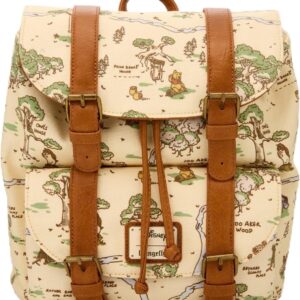 Loungefly Disney Winnie the Pooh Hundred Acre Wood Map Buckle Strap Mini Backpack (BoxLunch 10th Anniversary Edition) - BoxLunch Exclusive