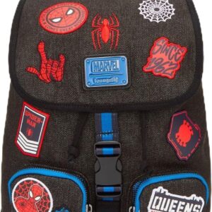 Loungefly Marvel Spider-Man Icons Patches Mini Backpack - BoxLunch Exclusive