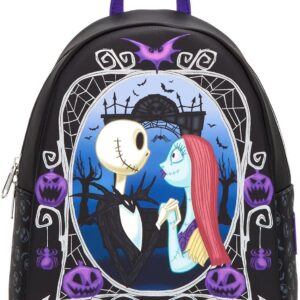 Loungefly The Nightmare Before Christmas Jack & Sally Mini Backpack – Hot Topic Exclusive Cosplay Collectible Bag