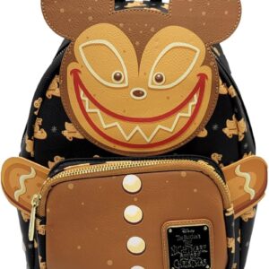 Loungefly x Disney Nightmare Before Christmas Gingerbread Scarry Teddy Mini Backpack