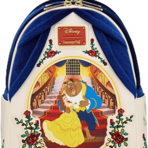 Loungefly Disney Beauty and the Beast Belle & Beast Velvet Mini Backpack — BoxLunch Exclusive