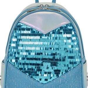 Loungefly Frozen Princess Elsa Glitter Sequin Cosplay Mini Backpack
