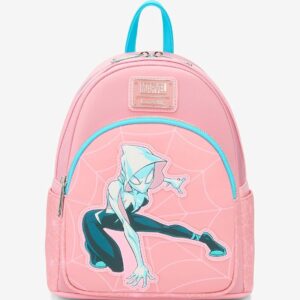 Loungefly Marvel Spider-Gwen Pink Web Mini Backpack - BoxLunch Exclusive