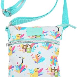 Loungefly Disney Pixar Up Flora Passport Crossbody Bag