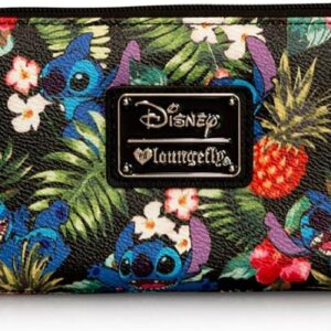 Loungefly Disney Stitch Hawaiian Pebble Print Wallet