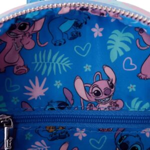 Loungefly Disney Stitch and Angel Mini Backpack Official Product