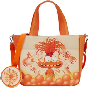 Loungefly Inside Out 2 Anxiety Tote Bag with Coin Bag
