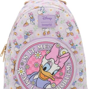 Loungefly Disney Daisy Duck Am I The Problem? Mini Backpack LIGHT PURPLE NONE