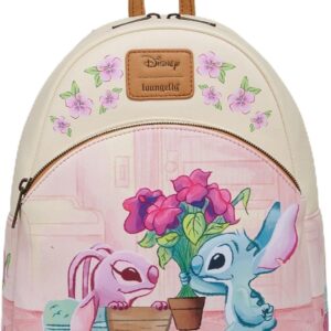 Loungefly Disney Stitch & Angel Laundry Day Mini Backpack LIGHT PINK NONE