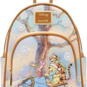 Loungefly Disney: Winnie the Pooh and Friends Sledding Mini-Backpack, Amazon Exclusive