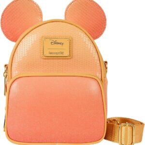 Loungefly Mickey Mouse Ears Ombre Sequin Convertible Mini Backpack