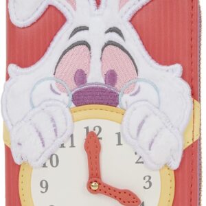 Loungefly Alice in Wonderland White Rabbit Zip Around Wallet