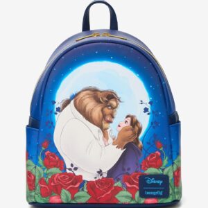 Loungefly Disney Beauty And The Beast Moonlight Gaze Mini Backpack BLACK NONE