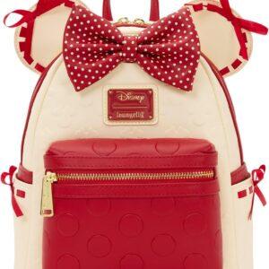 Loungefly Minnie Mouse Rock the Dots Coquette Mini Backpack