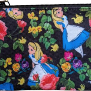 Loungefly Disney Alice in Wonderland Floral All-Over Print Nylon Pouch
