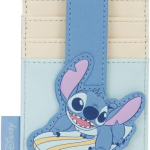 Loungefly Disney Lilo and Stitch Animal Friends Surfing Cardholder