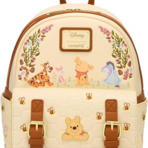 Loungefly Disney Winnie The Pooh Floral Pooh Bear & Friends Mini Backpack - BoxLunch Exclusive MULTI NONE