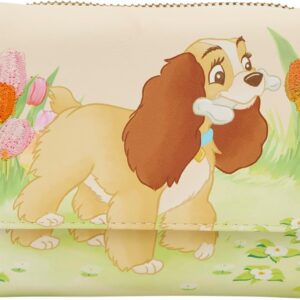 Loungefly Lady and The Tramp Pastel Tulip Trifold Wallet