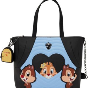 Loungefly Chip 'n' Dale Two Chips & a Miss Tote Bag with Coin Bag