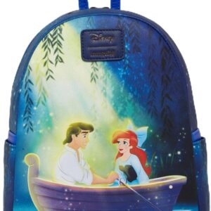Loungefly Disney The Little Mermaid Couple Boat Ride Mini Backpack BLUE NONE