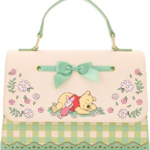 Loungefly Disney Winnie the Pooh Floral Gingham Handbag - BoxLunch Exclusive GREEN NONE