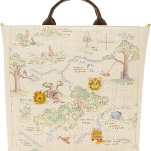 Loungefly Disney Winnie the Pooh Hundred Acre Wood Tote Bag